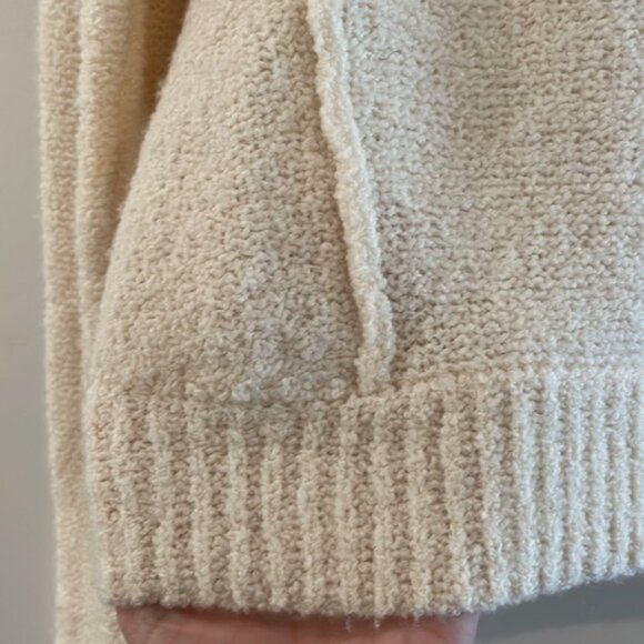 Elie Tahari cream wool cashmere cowl neck sweater, size XS - Picture 4 of 8